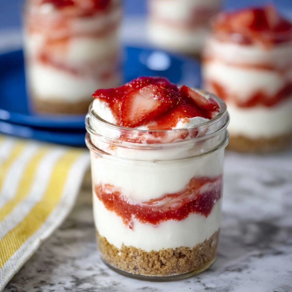 Strawberry Cheesecake Sundae Pots Recipe - Recipe Image