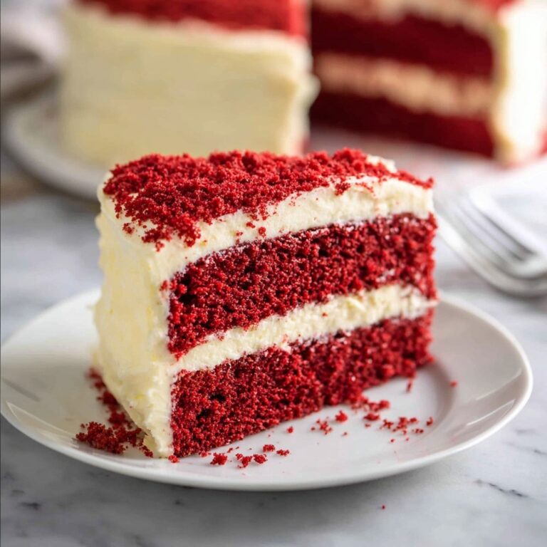 Red Velvet Cake with Cream Cheese Frosting Recipe