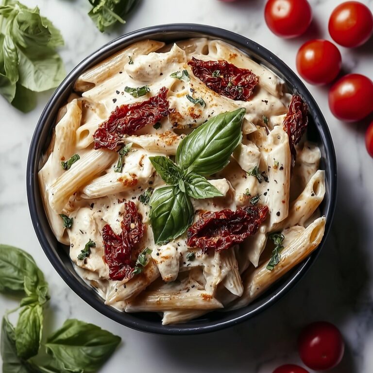 Creamy Chicken Pasta with Sun-Dried Tomatoes Recipe