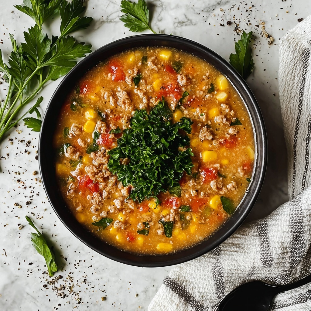 Ground Turkey Soup Recipe - Recipe Image