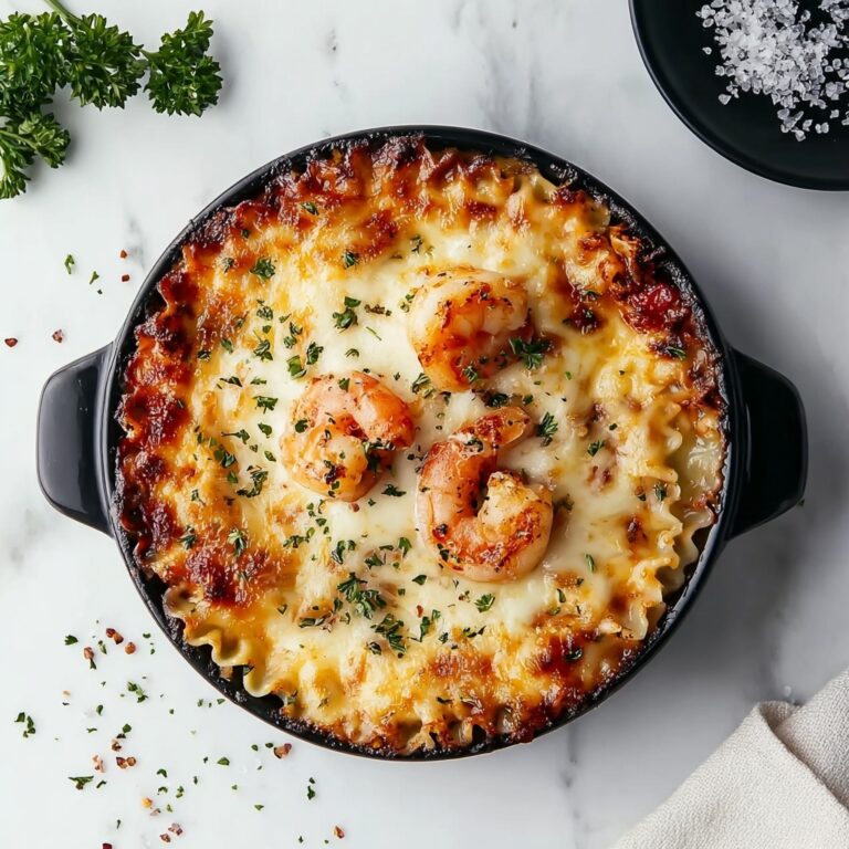 Seafood Lasagna with Lobster and Shrimp Recipe