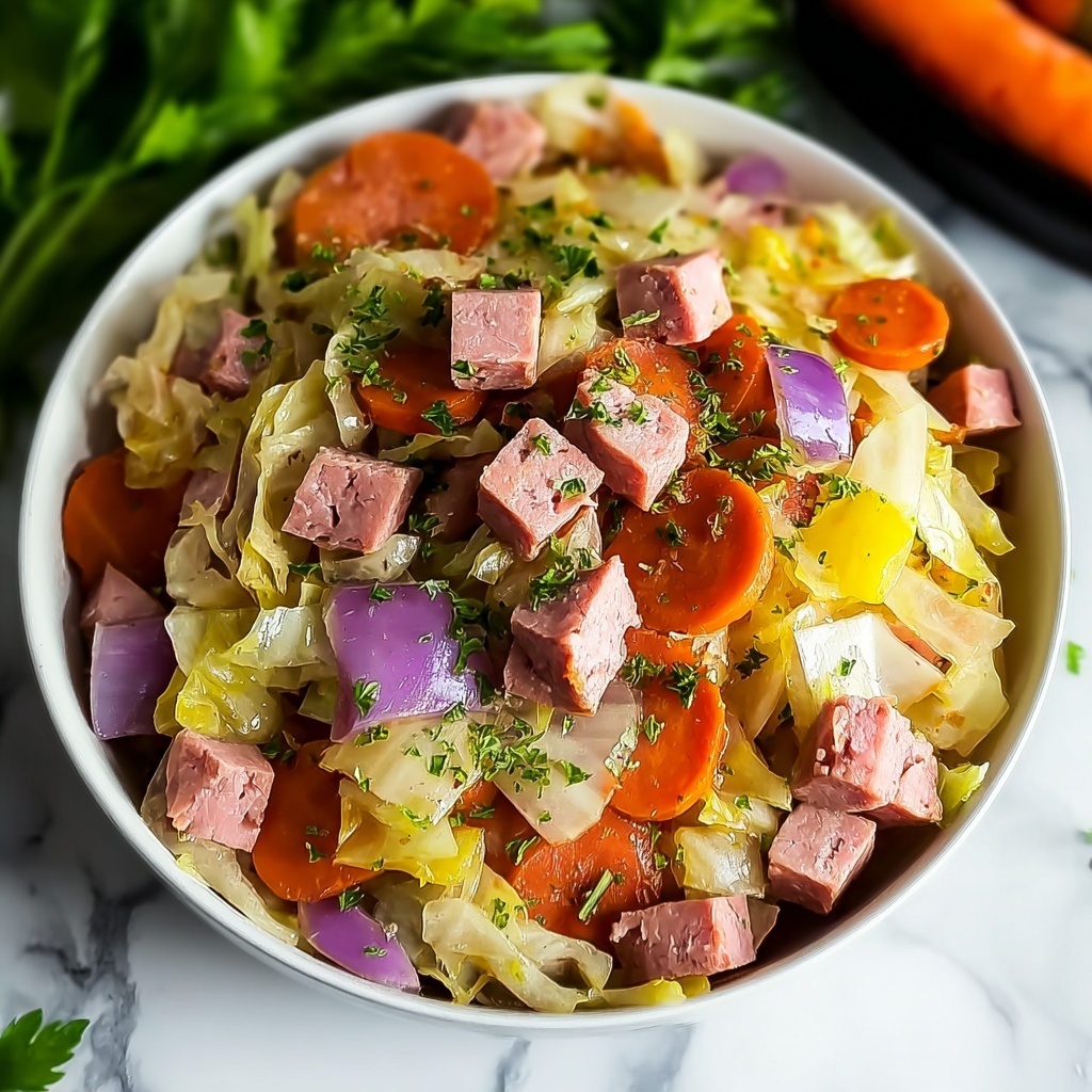 Cabbage and Ham Salad Recipe - Recipe Image