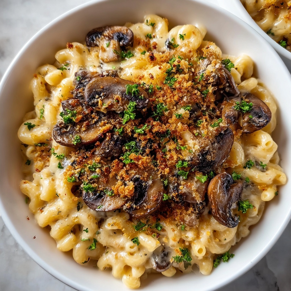 Balsamic Caramelized Onion Mushroom Mac ‘n’ Cheese Recipe - Recipe Image