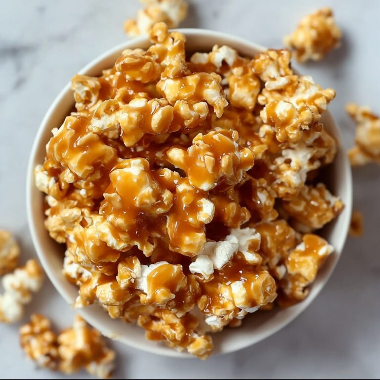 Buttery Sweet Baked Caramel Popcorn Recipe