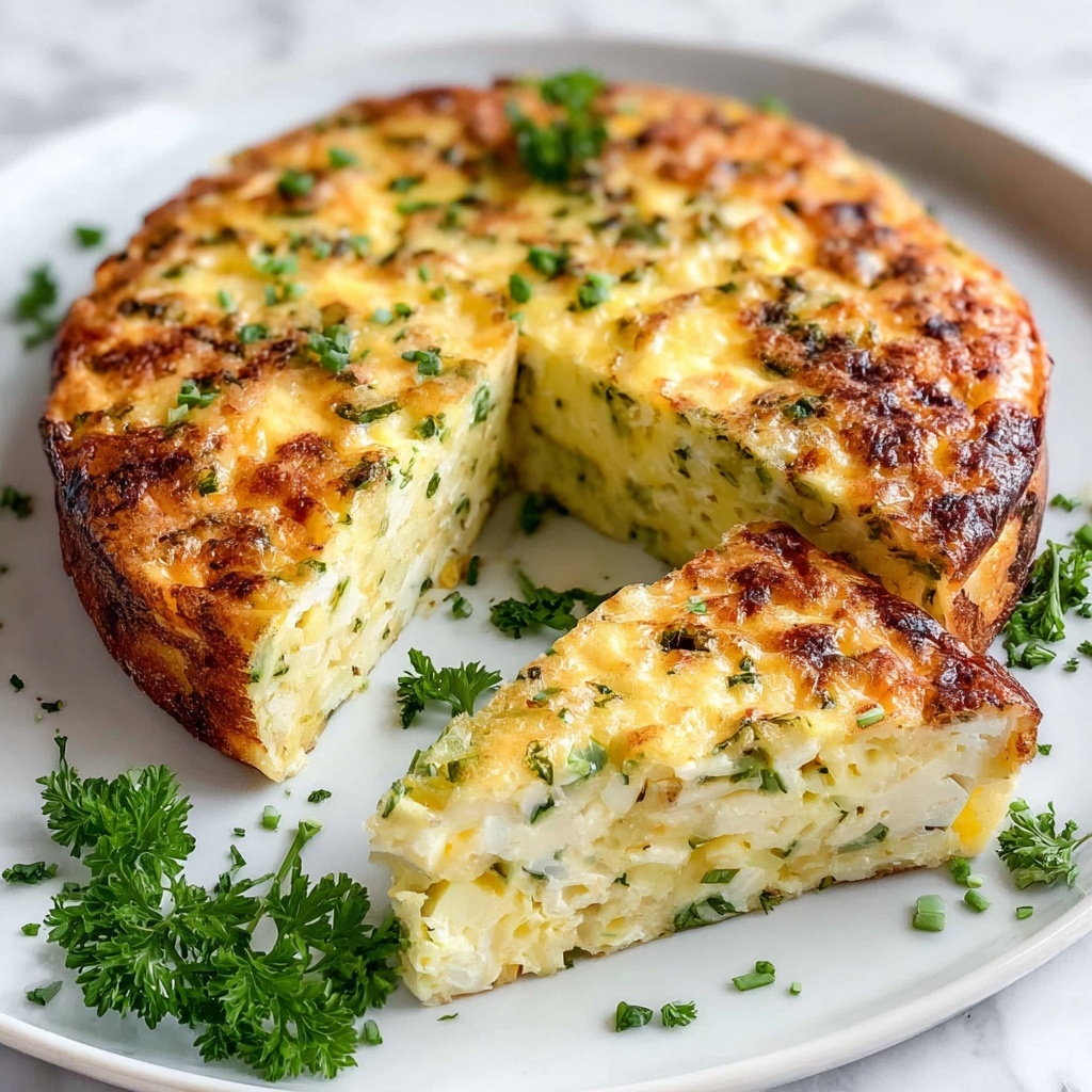 Cheesy Baked Zucchini Slice Recipe - Recipe Image