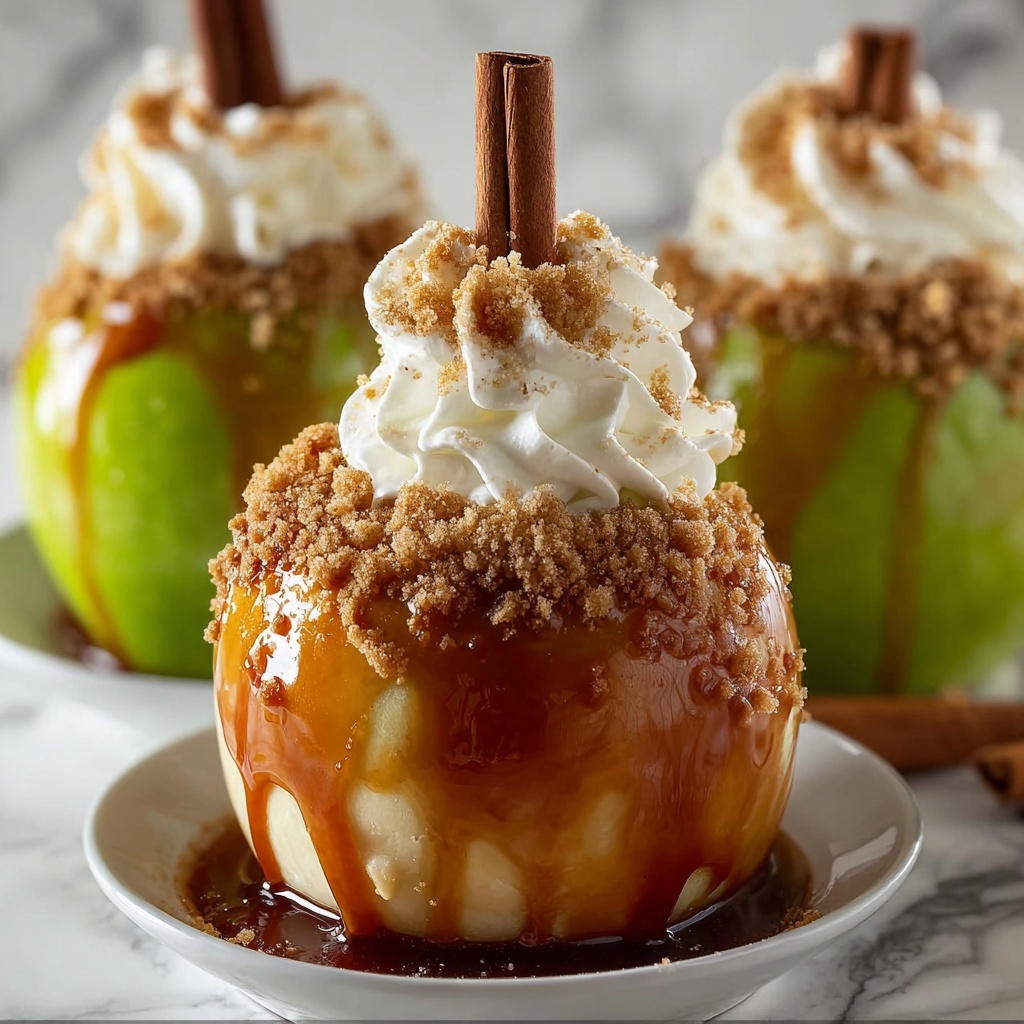 Cheesecake Stuffed Baked Apples Recipe - Recipe Image