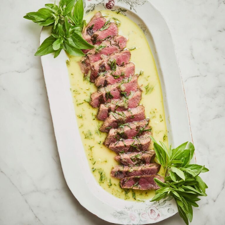 Flat Iron Steak with Basil Aioli Recipe