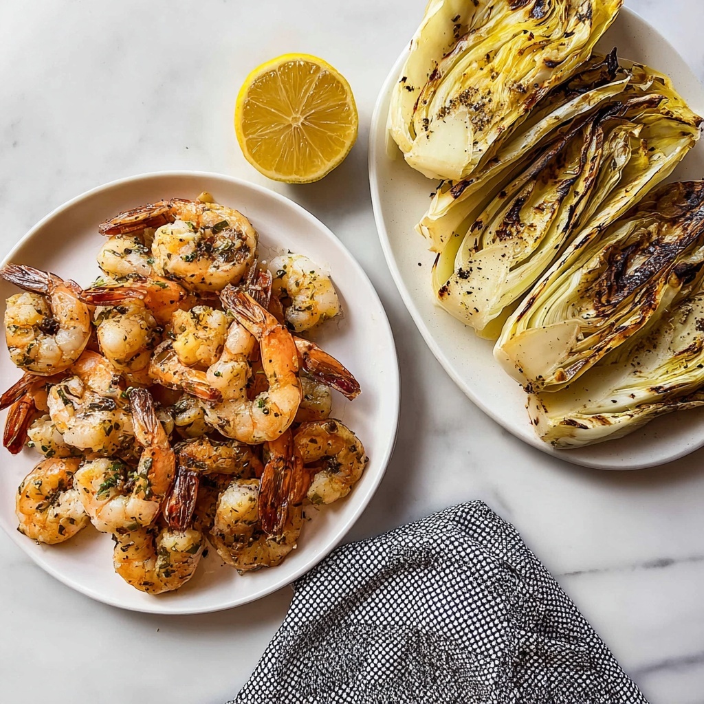 Grilled Shrimp and Endives with Pesto Recipe - Recipe Image