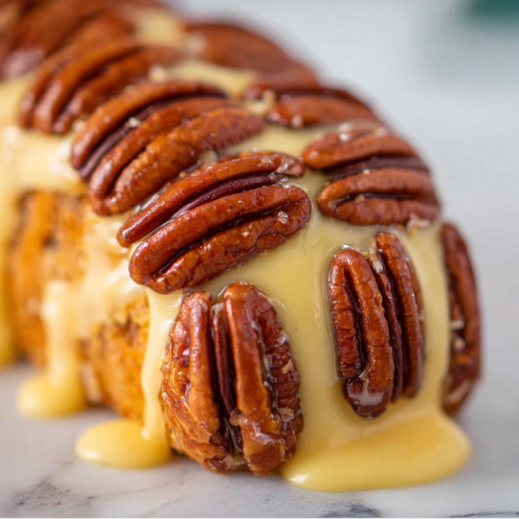 Caramel Candy Pecan Roll Recipe - Recipe Image
