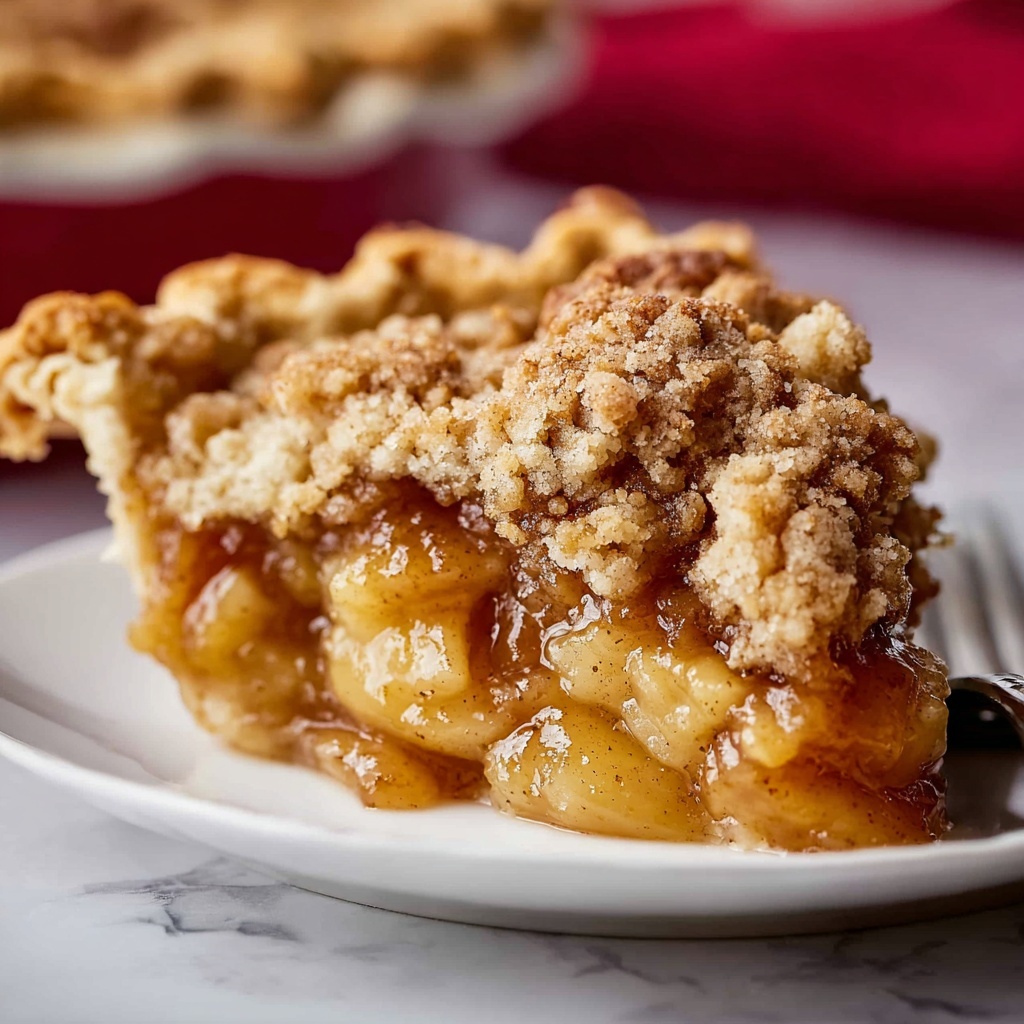 Dutch Apple Crumble Pie Recipe - Recipe Image
