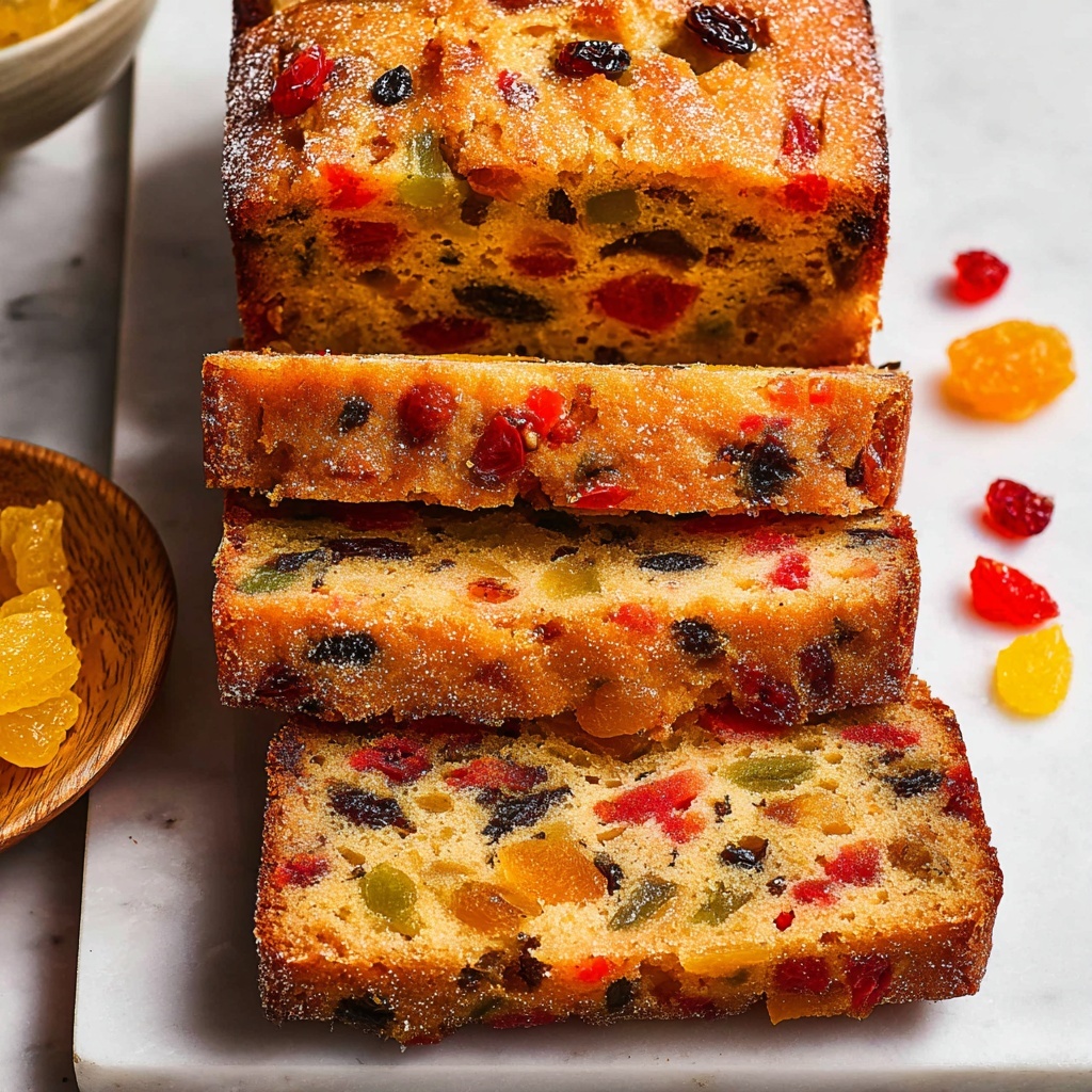 Fruit Cake with Dried Fruits, Candied Cherries, and Pecans Recipe - Recipe Image