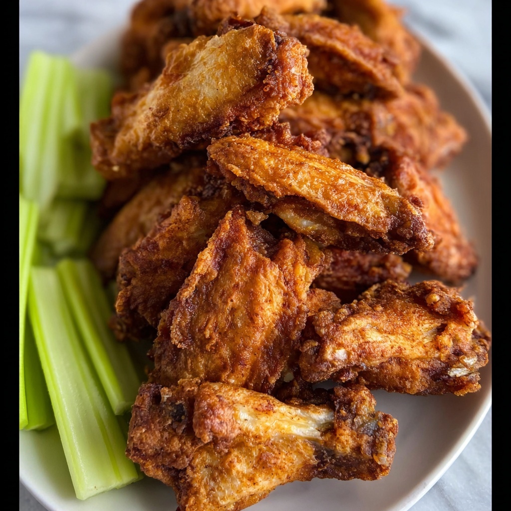 Crispy Buffalo Wings Recipe - Recipe Image