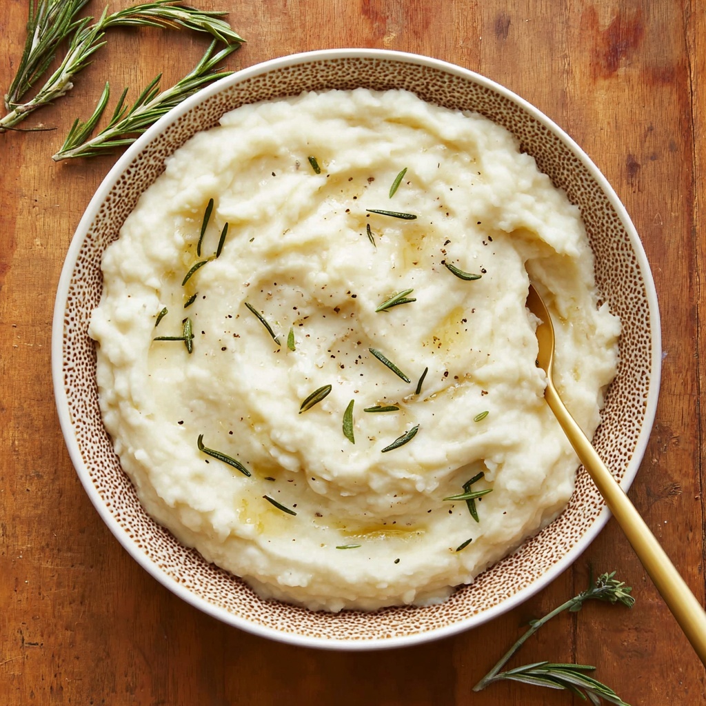 Garlic Mashed Cauliflower Recipe - Recipe Image
