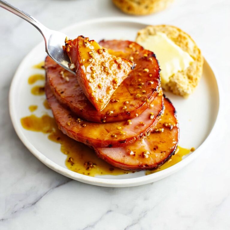 Glazed Ham Steaks Recipe