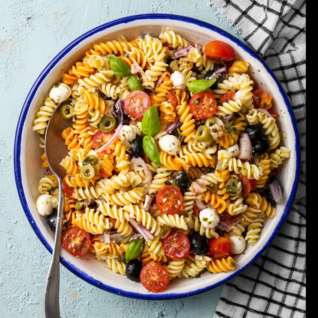 Classic Italian Pasta Salad Recipe - Recipe Image
