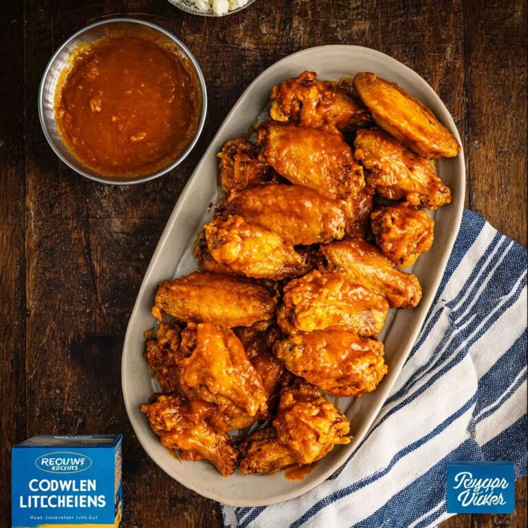 Crockpot Honey BBQ Chicken Wings Recipe