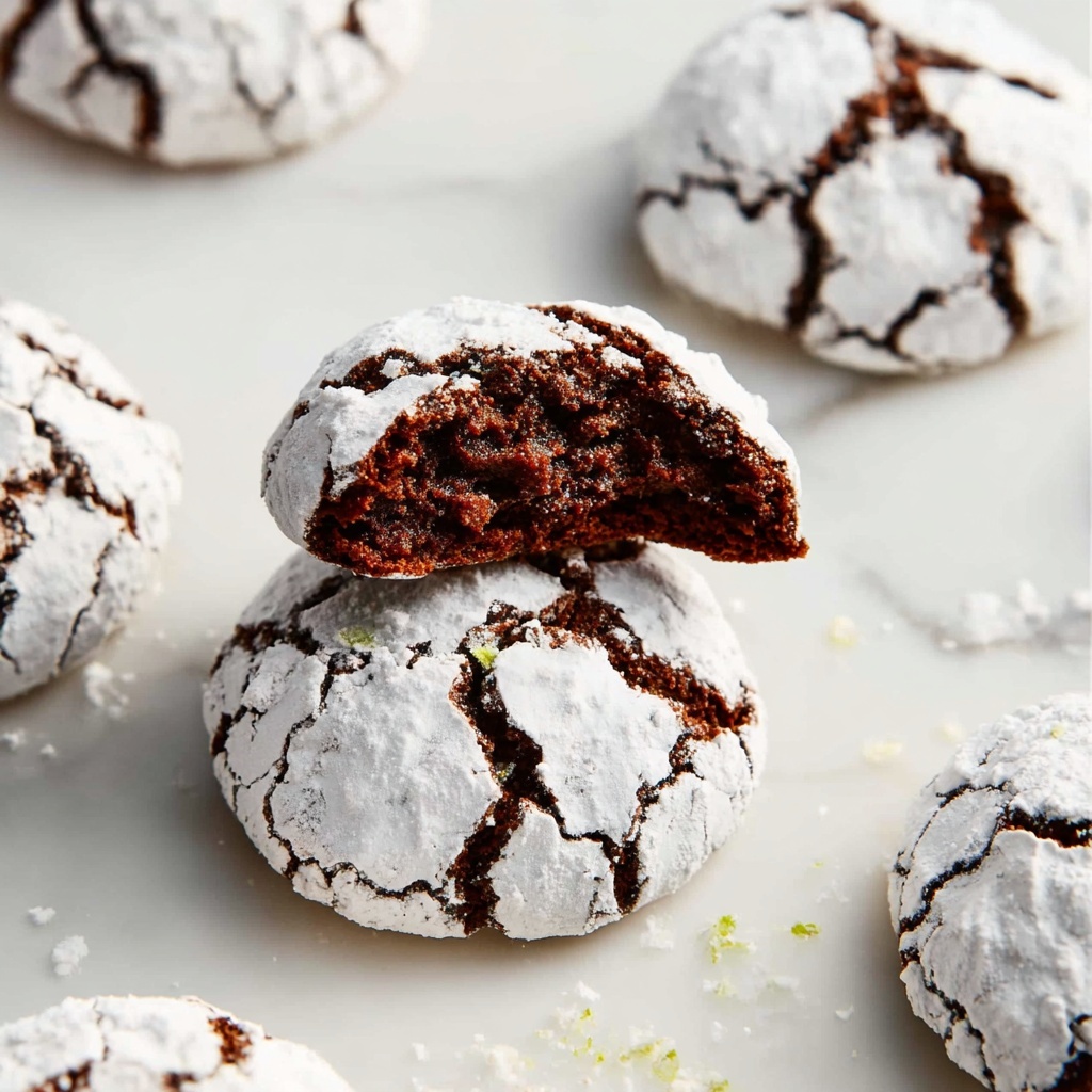 Chocolate Crinkle Cookies Recipe - Recipe Image