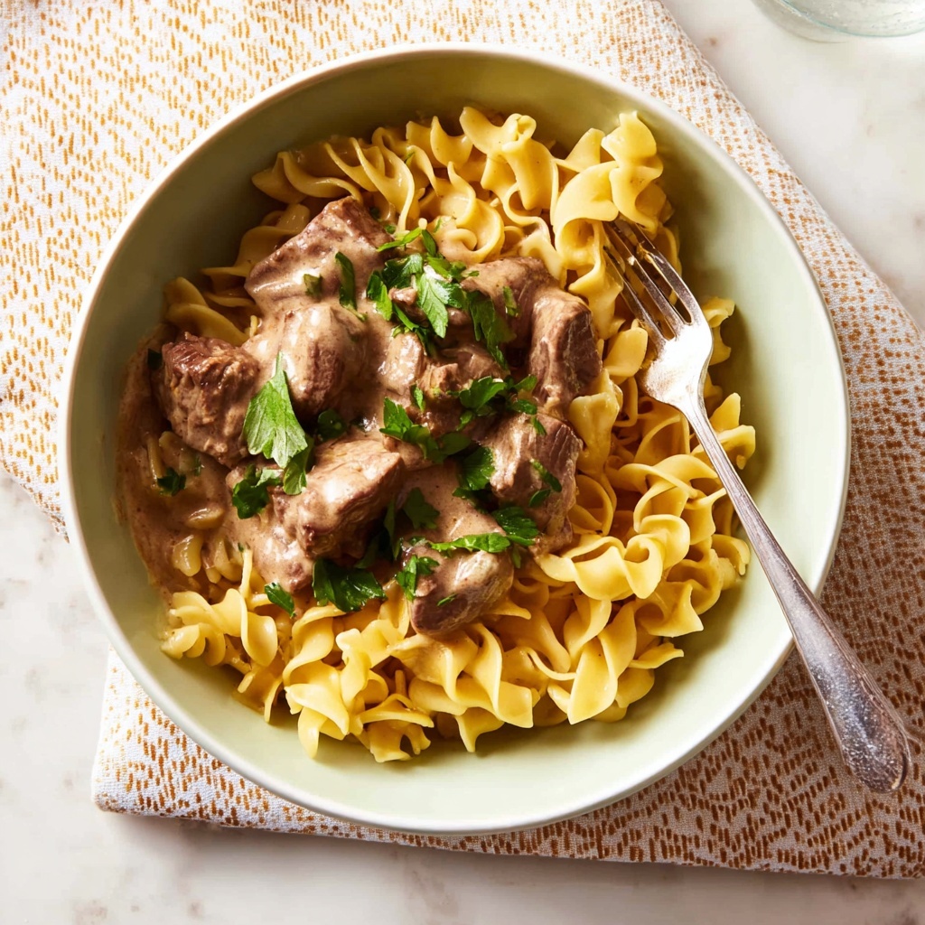 Crockpot Beef and Noodles Recipe - Recipe Image