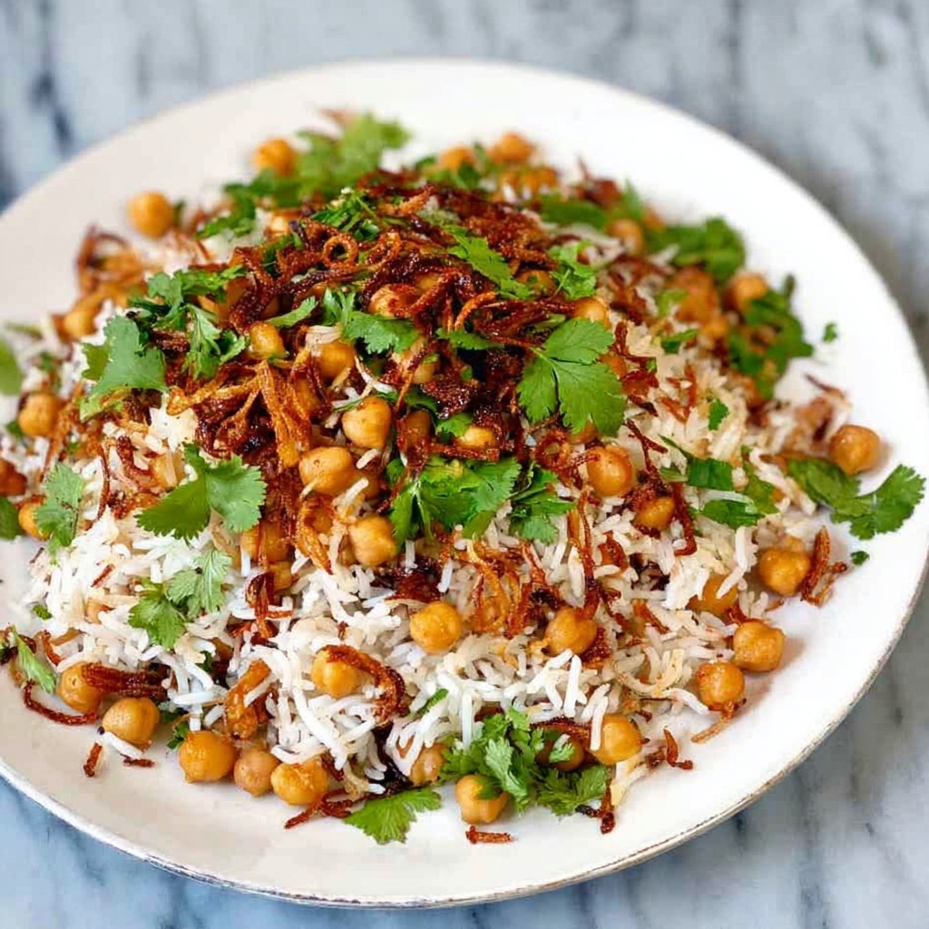 Fragrant Chickpea Rice Pilaf Recipe - Recipe Image