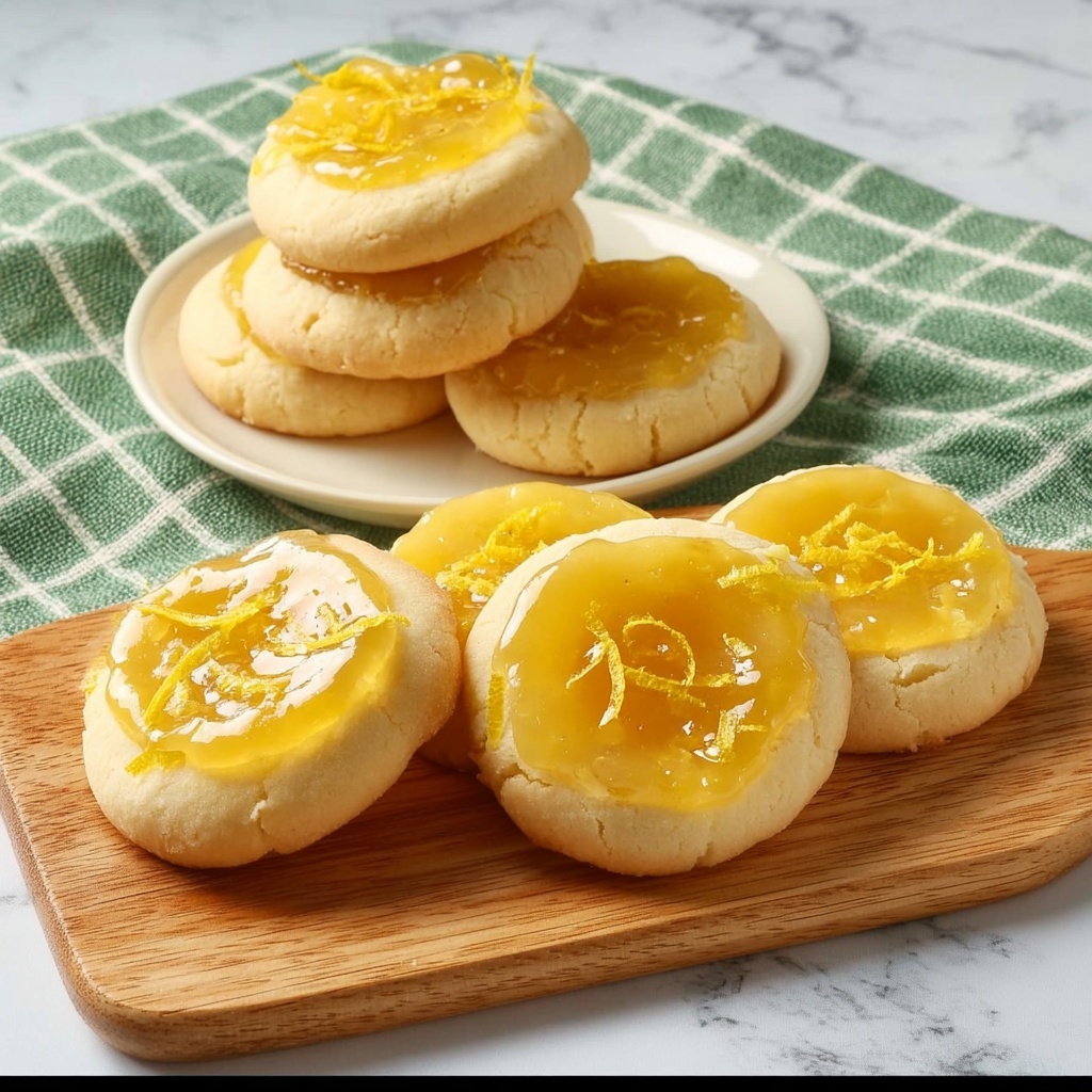 Lemon Thumbprint Cookies Recipe - Recipe Image