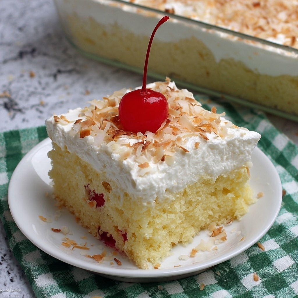 Pina Colada Cake Recipe - Recipe Image