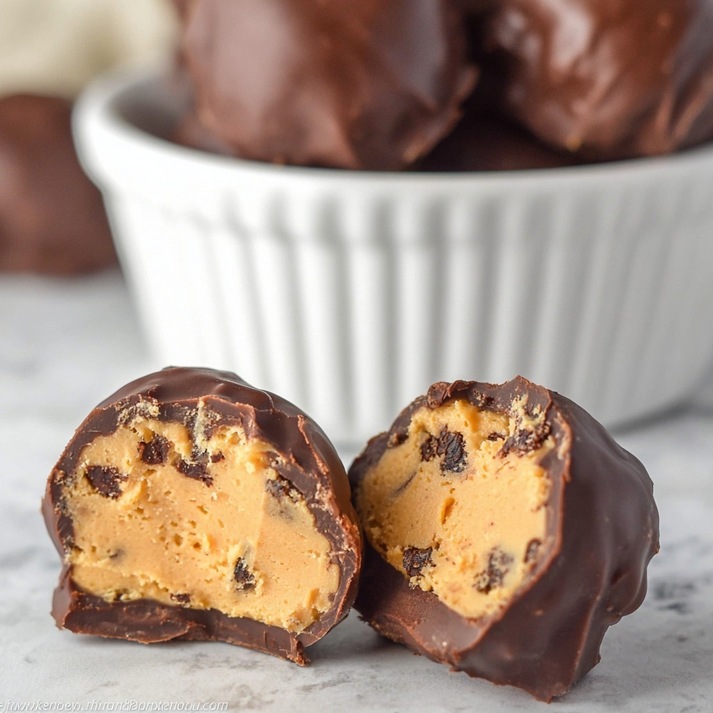 Peanut Butter Chocolate Chip Balls Recipe - Recipe Image
