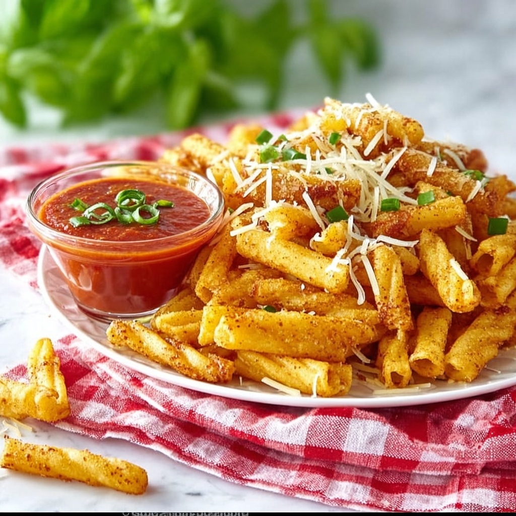 Air Fryer Pasta Chips Recipe - Recipe Image