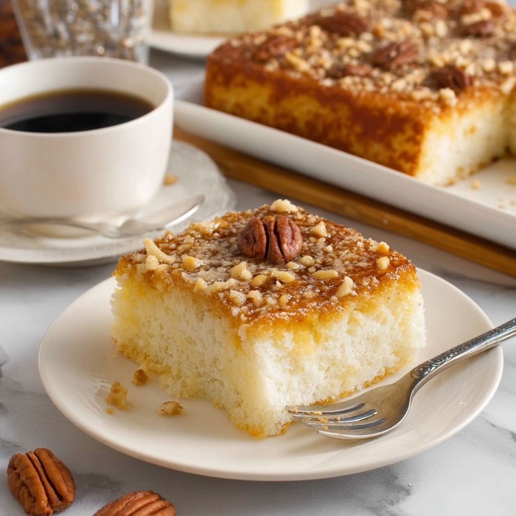 Upside Down Pecan Cake Recipe - Recipe Image