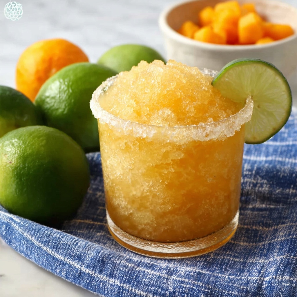 Cantaloupe Skinny Margarita Recipe - Recipe Image