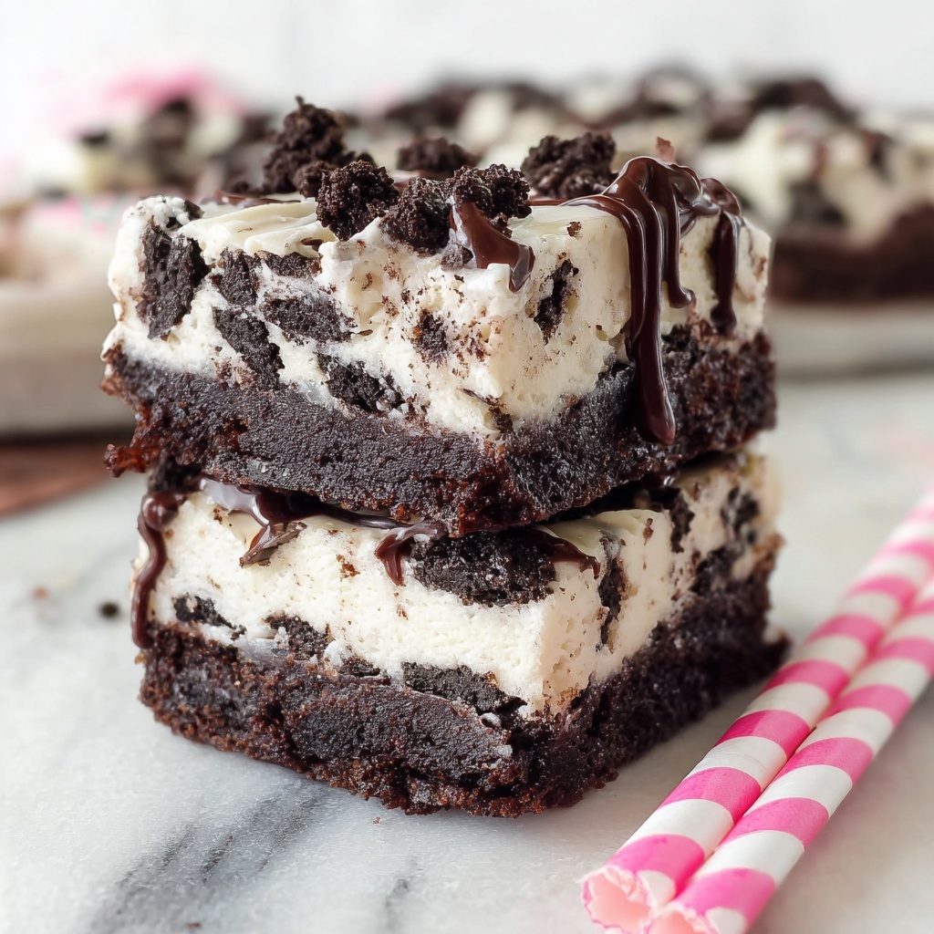 Oreo Cheesecake Bars Recipe - Recipe Image