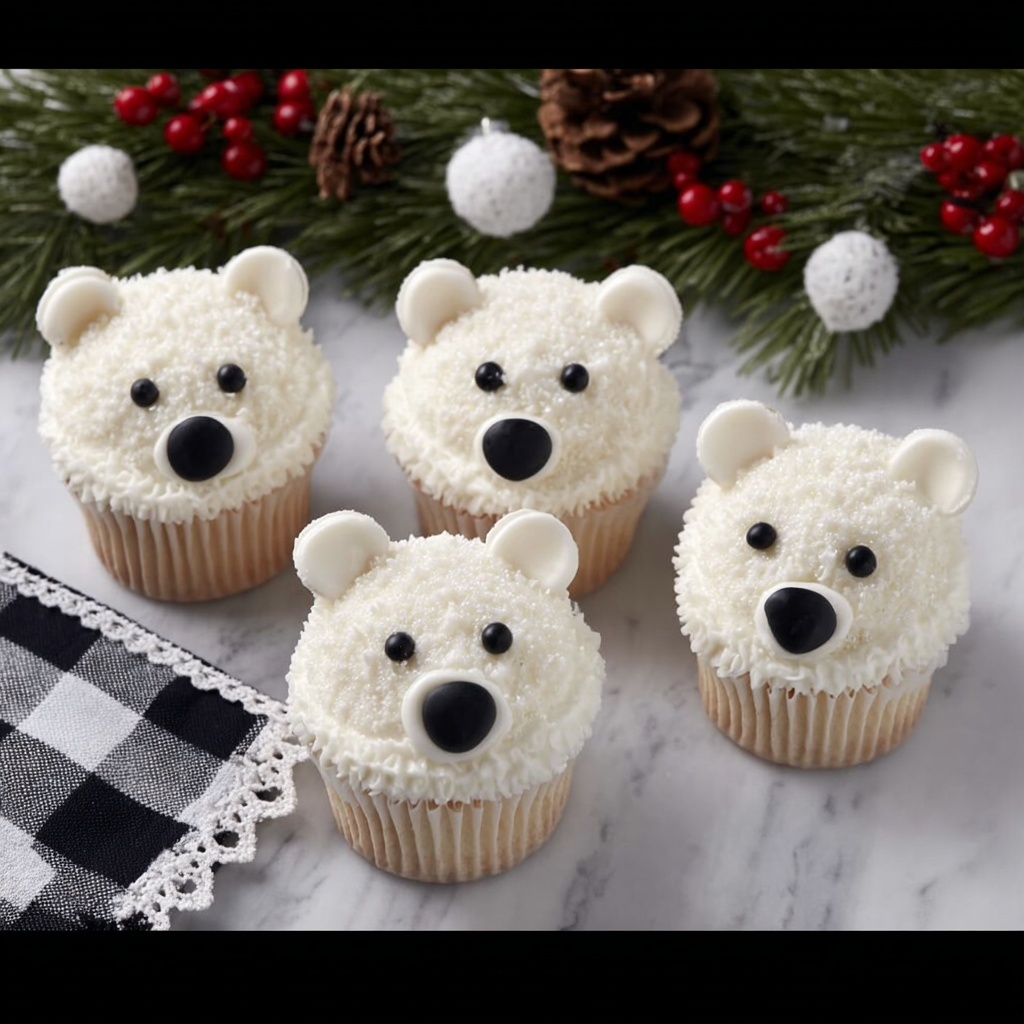 Polar Bear Cupcakes Recipe - Recipe Image