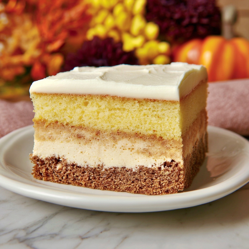 Pumpkin Magic Cake Recipe - Recipe Image