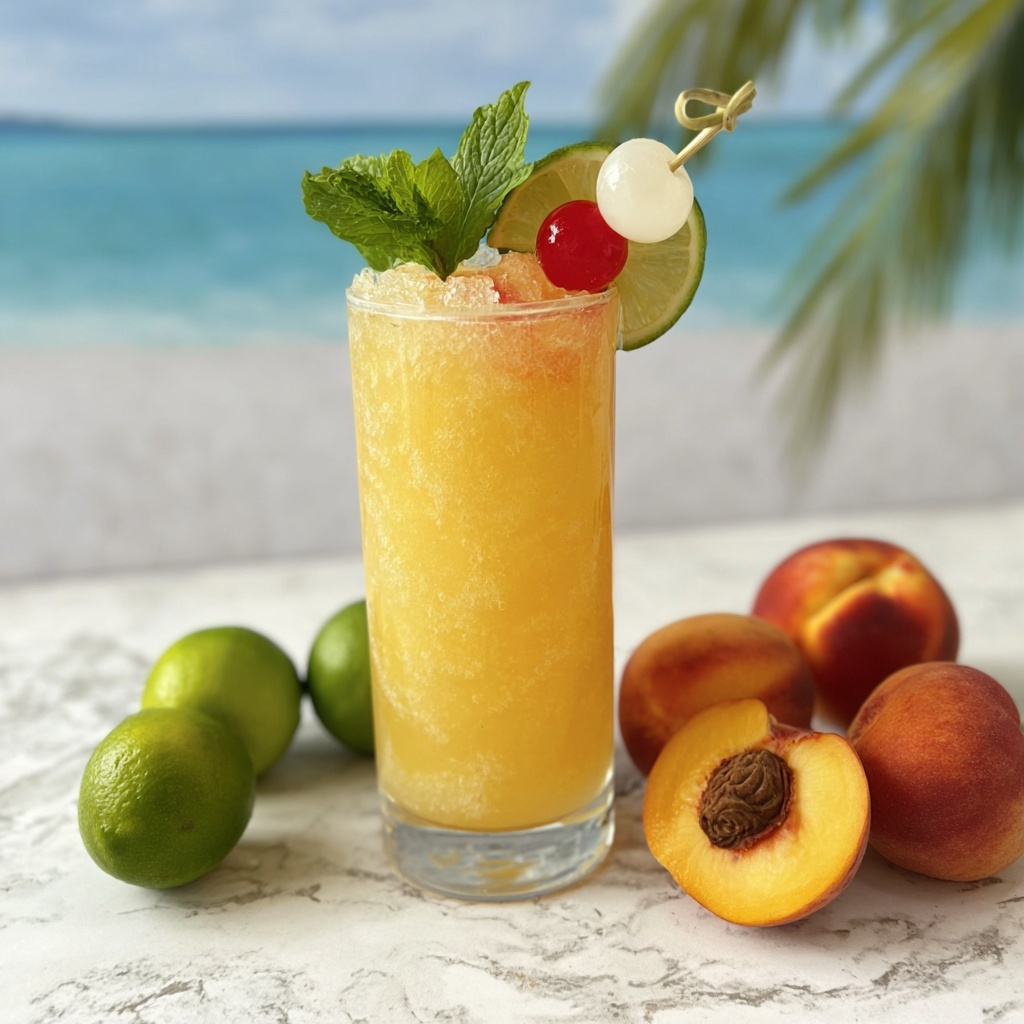Peach Daiquiri Recipe - Recipe Image