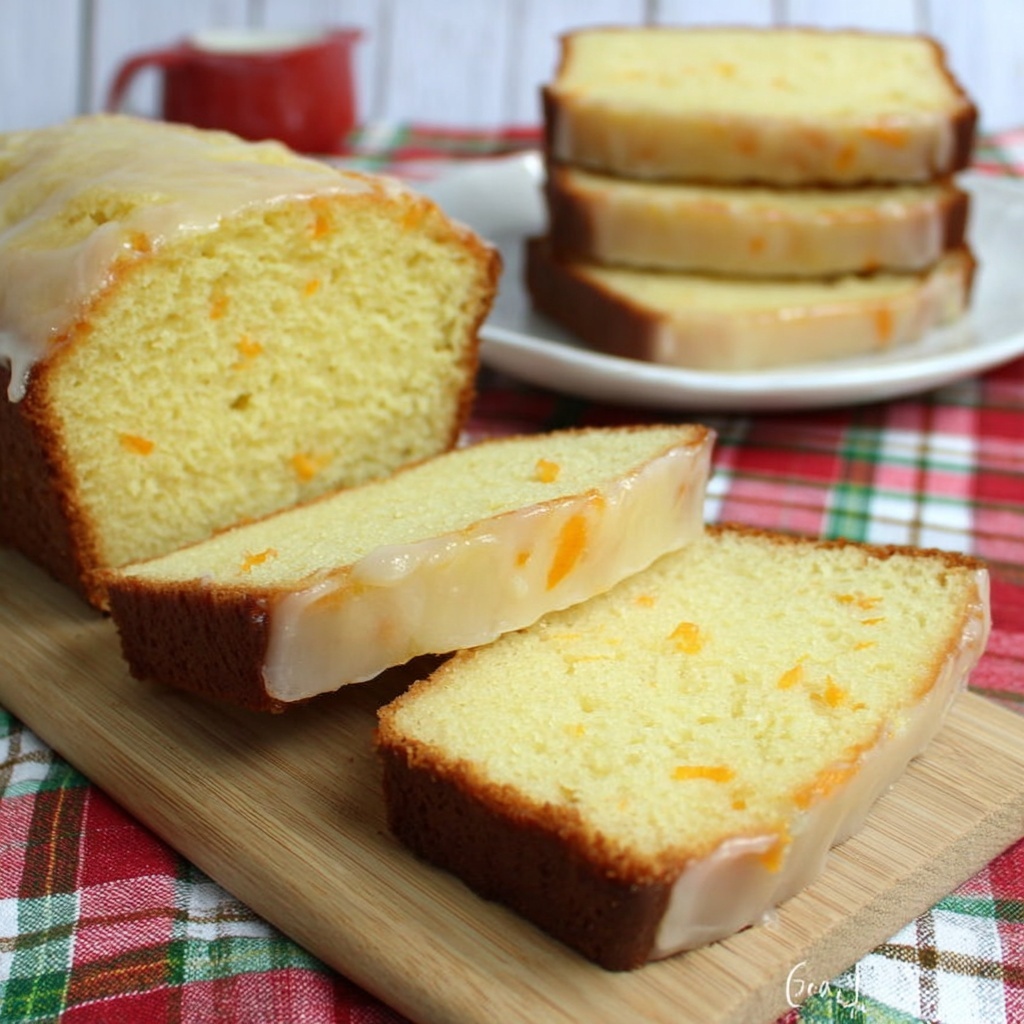Orange Gluten-Free Yogurt Bread with Citrus Glaze Recipe - Recipe Image