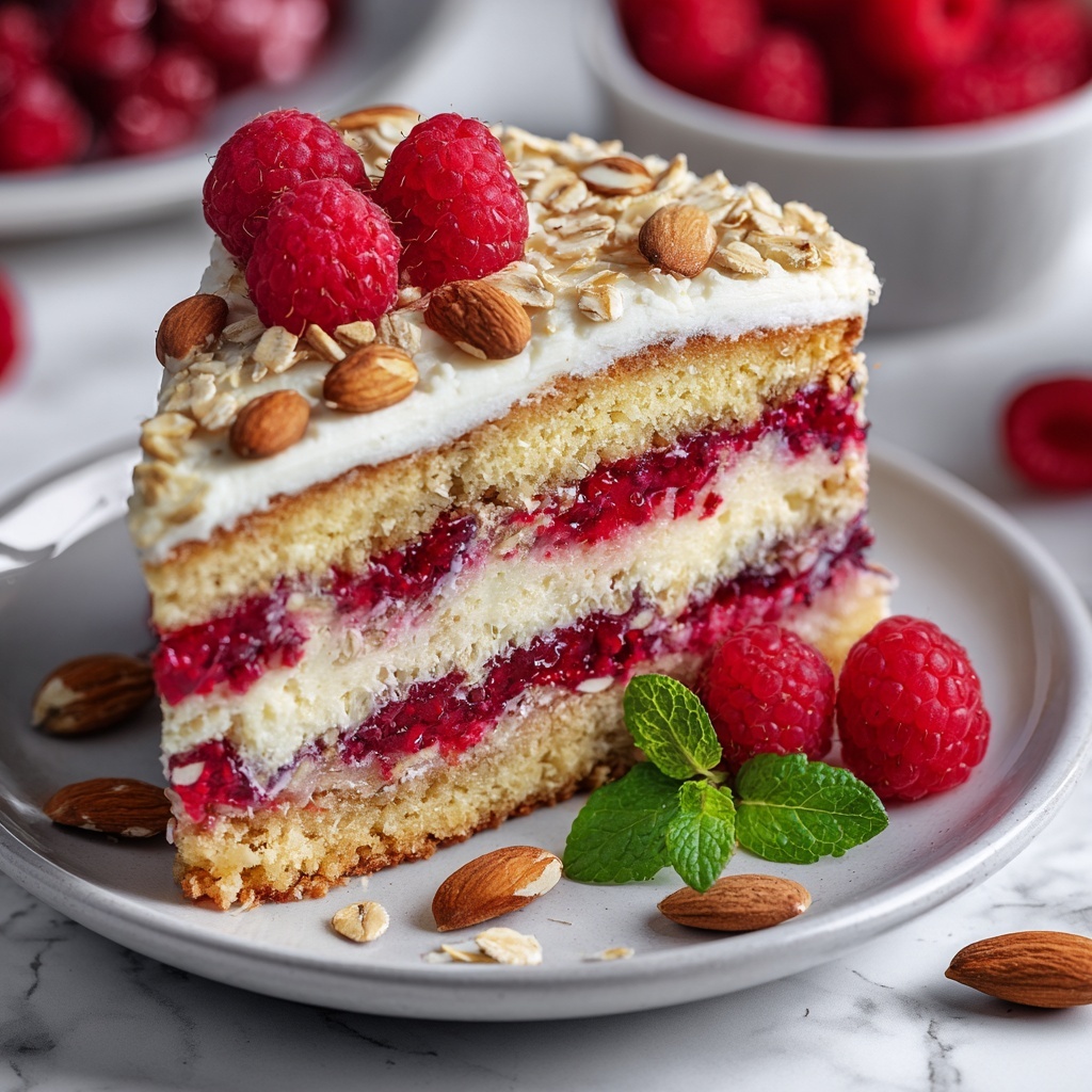 Raspberry Almond Cake Recipe - Recipe Image