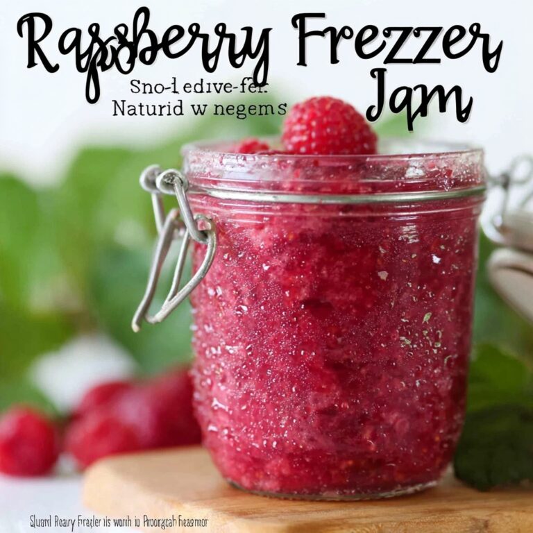 Freezer Raspberry Jam Recipe