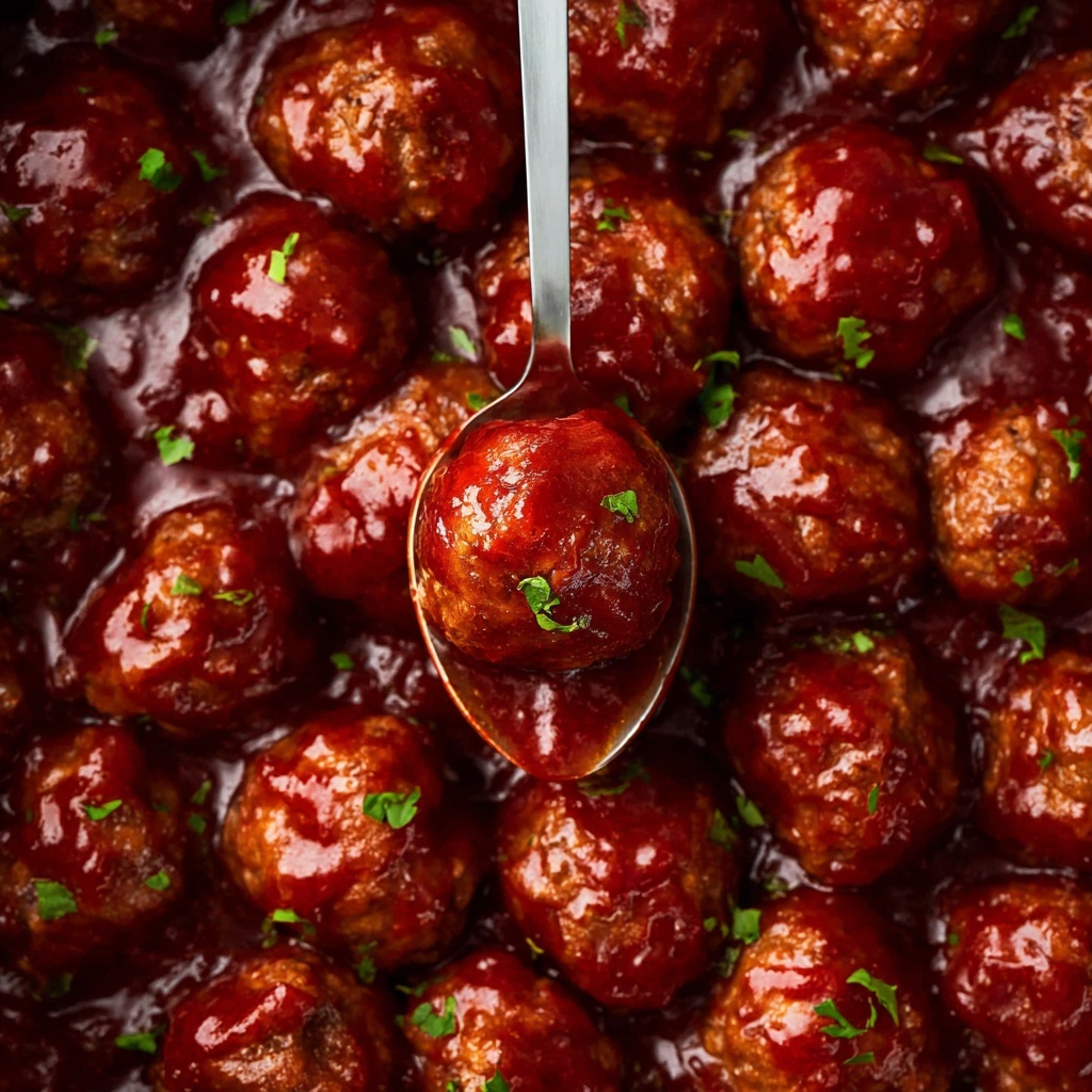 Slow Cooker Cranberry Meatballs Recipe - Recipe Image