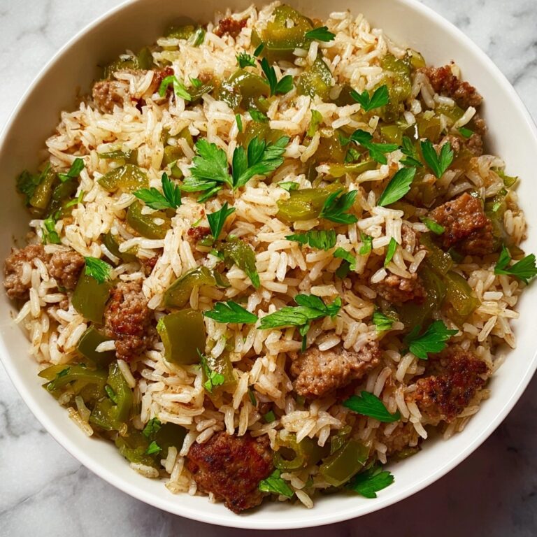 One Pot Dirty Rice with Sausage Recipe