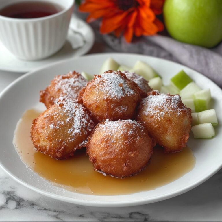 Warm Baked Apple Fritters Recipe