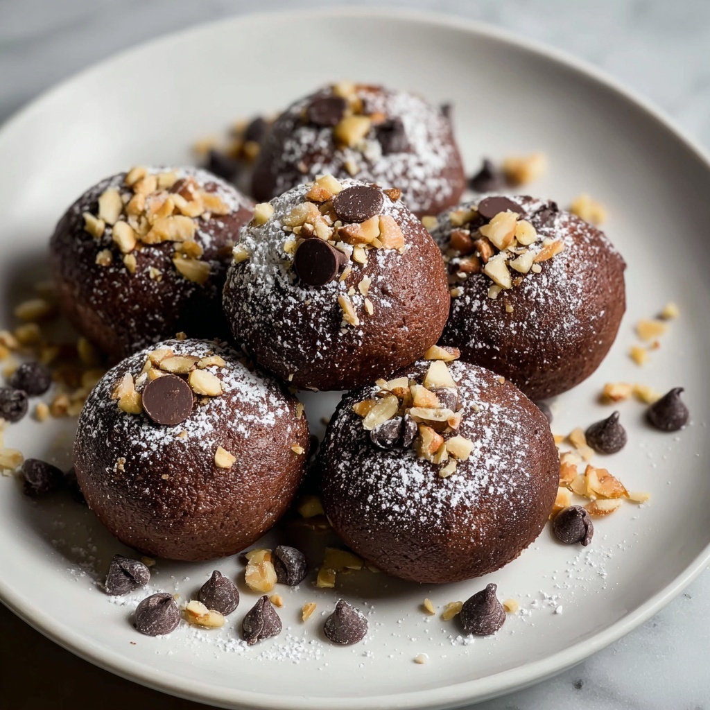 No-Bake Cottage Cheese Brownie Batter Protein Bites Recipe - Recipe Image