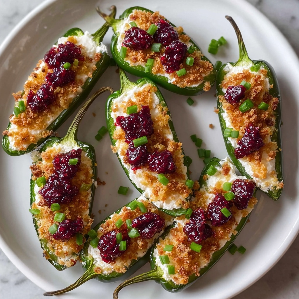 Cranberry Brie Jalapeño Poppers Recipe - Recipe Image