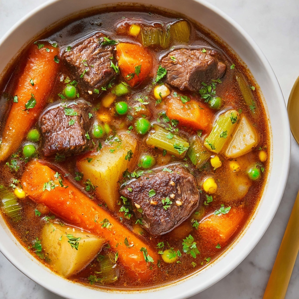 Vegetable Beef Soup Recipe - Recipe Image