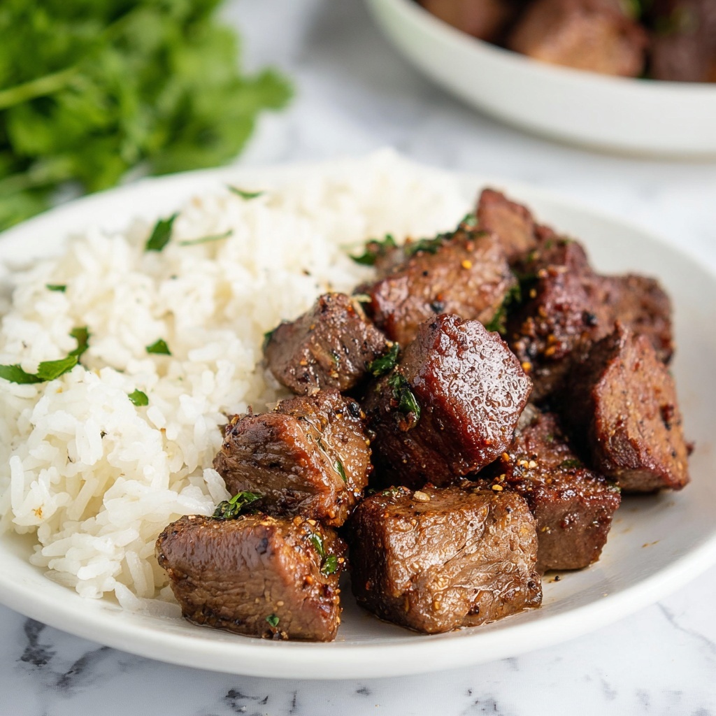 Air Fryer Steak Bites Recipe - Recipe Image