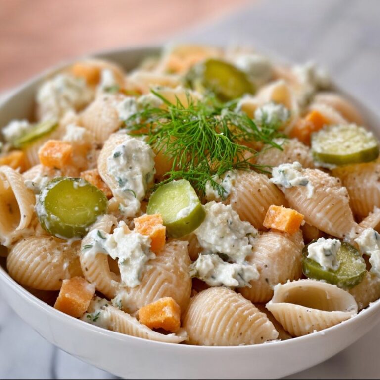 Dill Pickle Pasta Salad Recipe