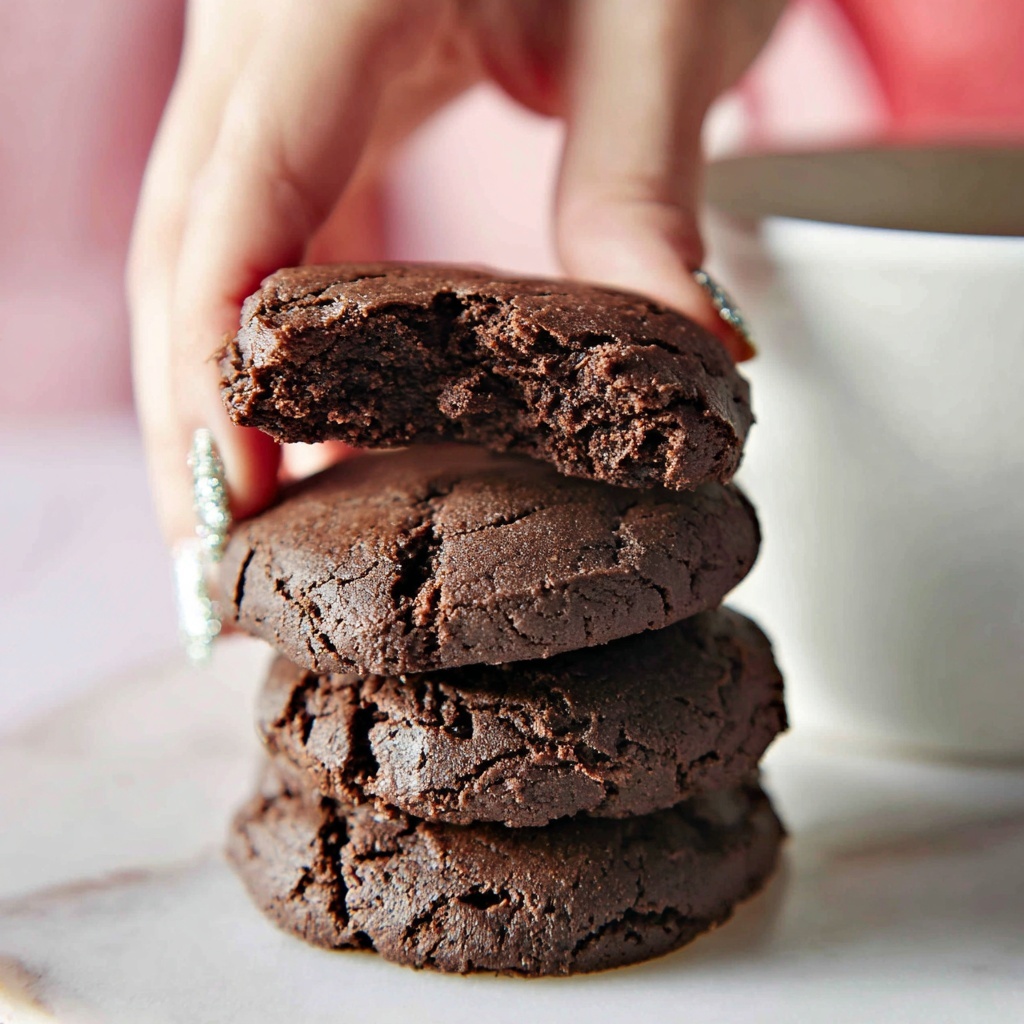Dark Chocolate Cookies (Soft and Chewy) Recipe - Recipe Image