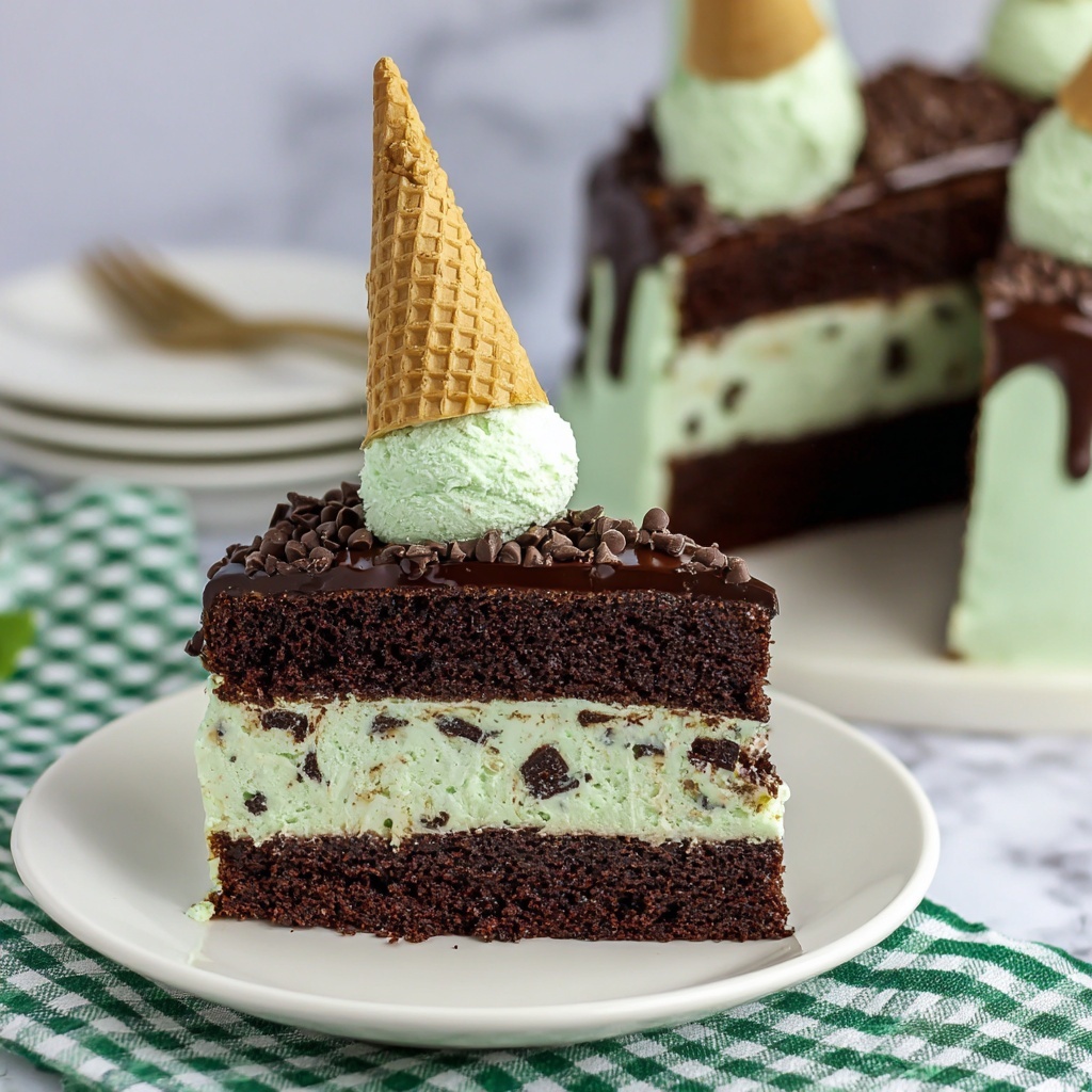 Mint Chocolate Cake Recipe - Recipe Image