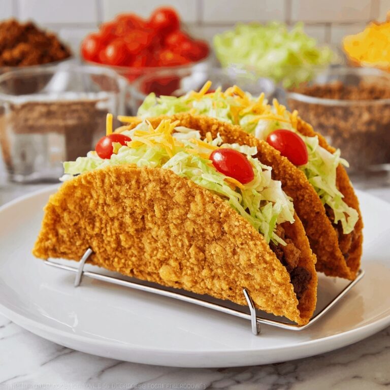 Baked Cheese Keto Taco Shells Recipe