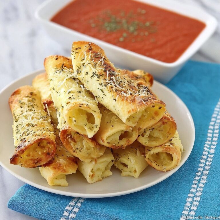 Easy Mozzarella Sticks with Homemade Marinara Dipping Sauce Recipe