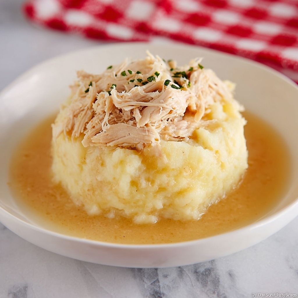Crockpot Chicken and Gravy Recipe - Recipe Image