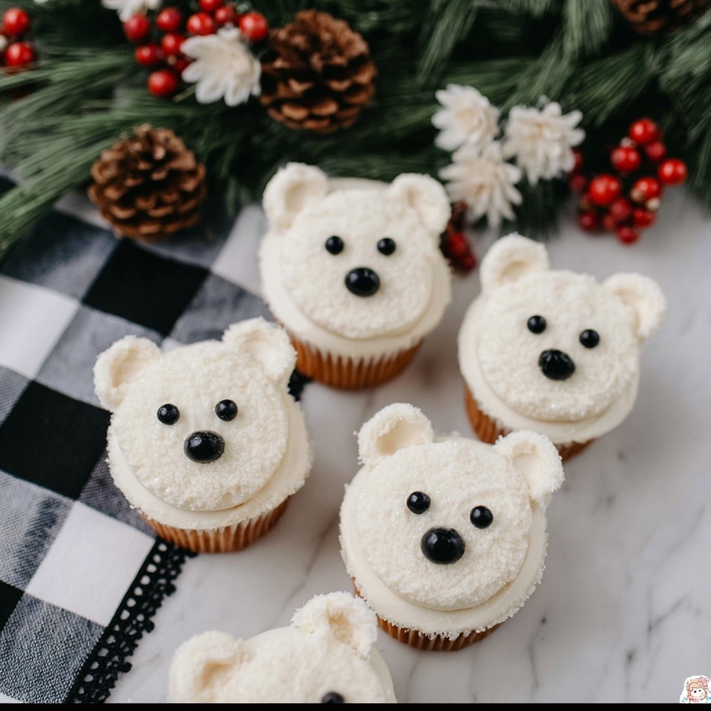 Polar Bear Cupcakes Recipe - Recipe Image
